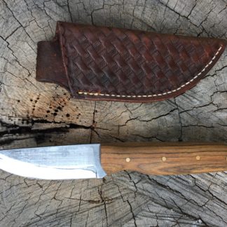 Custom Handmade Leopard Wood Knife 