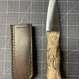 Spalted Tamarind Wood Handle, Nickel Silver Pins